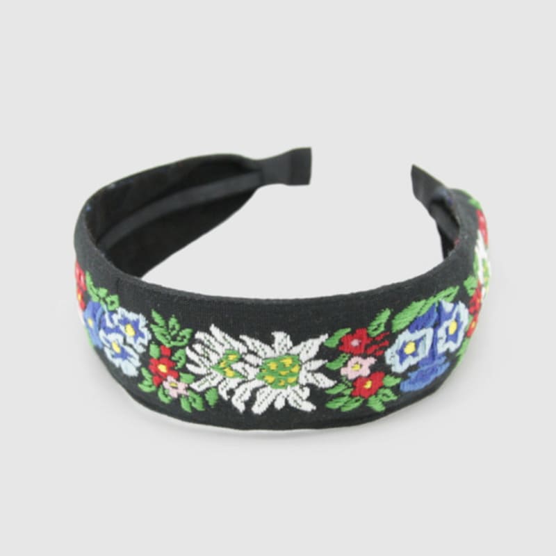 LALA Bohemian Flower Hairband P-Black