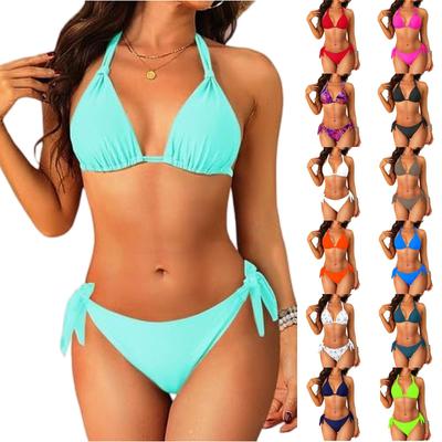 Women's Bikini Tie Swimsuit Two-Piece Set