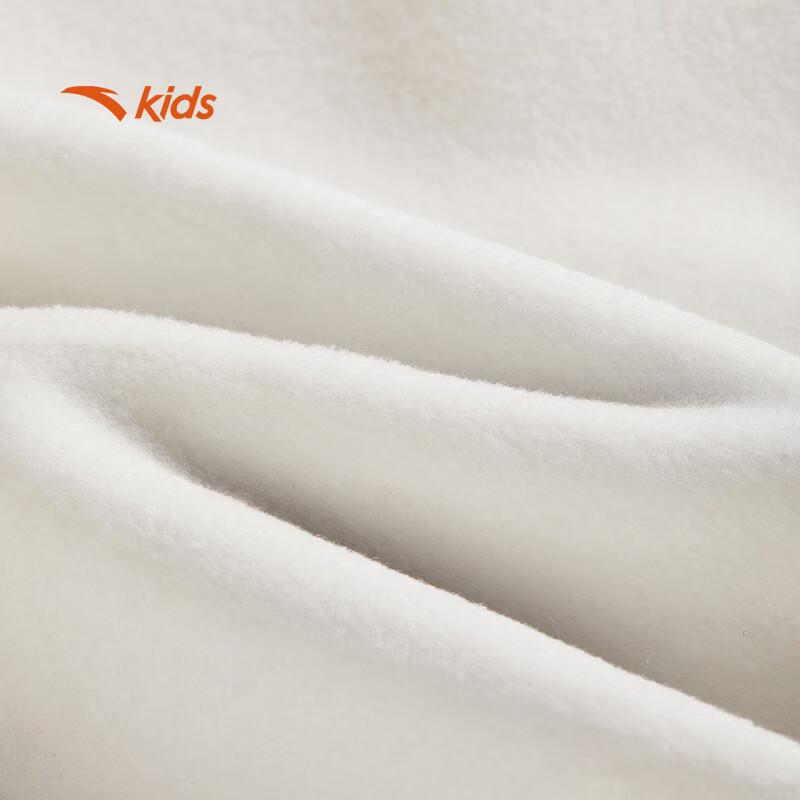 Anta Kids' Fleece-lined Knit Sports Pullover