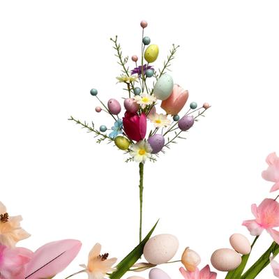 Easter Egg Stems Branch Foam Egg Spring Artificial Branches Easter Vase Filler Flower Picks For Table Centerpieces Home Decor