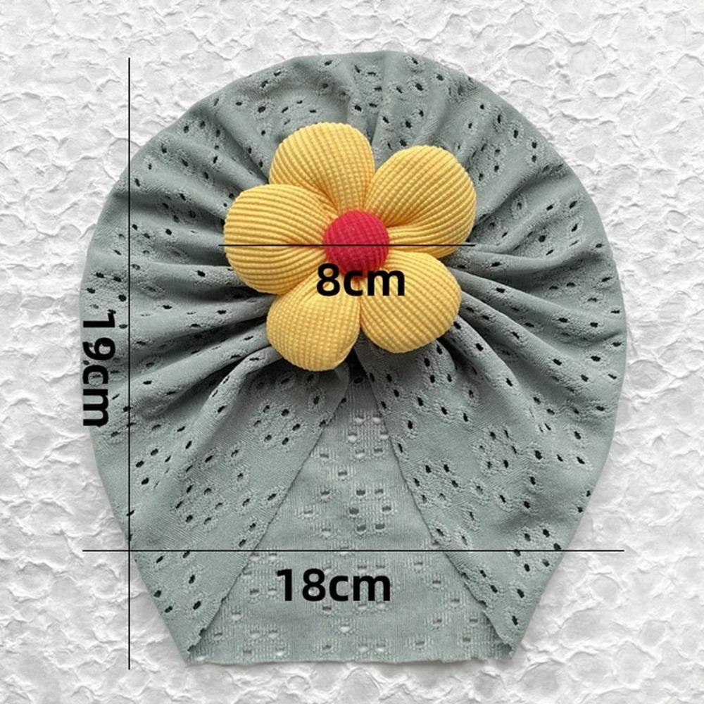 Hollow Out Baby Girl Hat Breathable Baby Hat Cute Toddler Headwraps  Spring