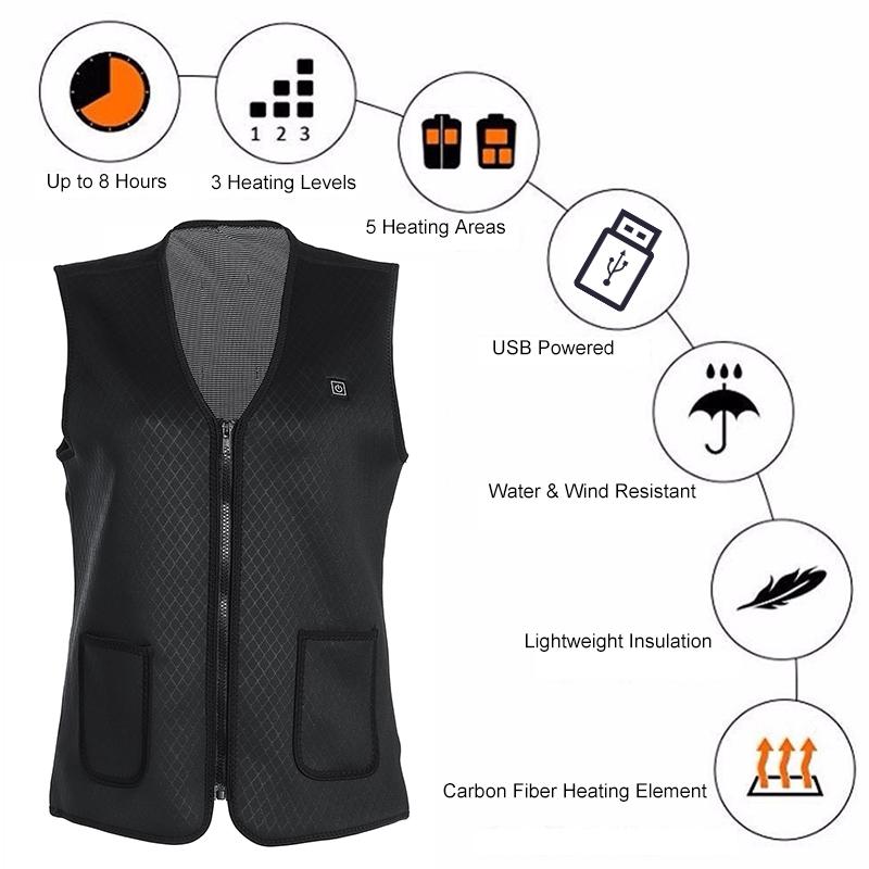 heated golf vest
