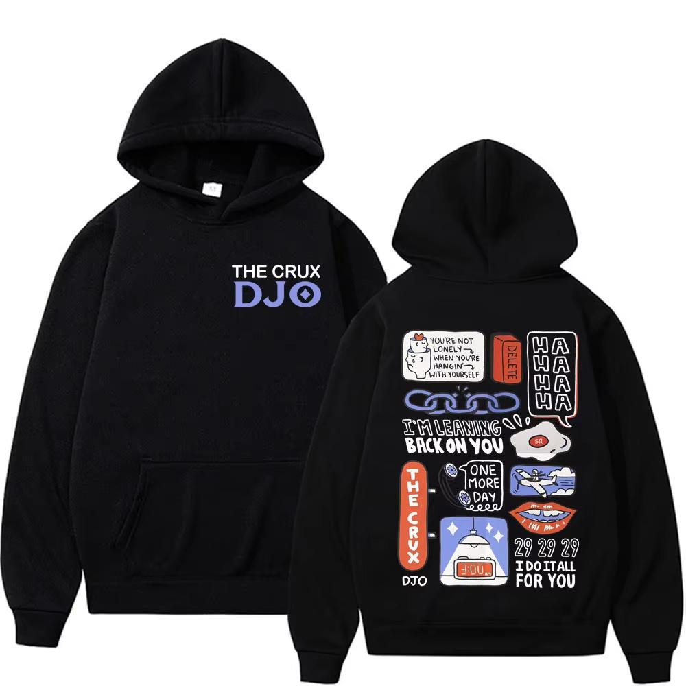 

The Crux Djo Inspired Album Hoodies Men Clothing Harajuku Aesthetic Sweatshirts Long Sleeve Women Pullovers S