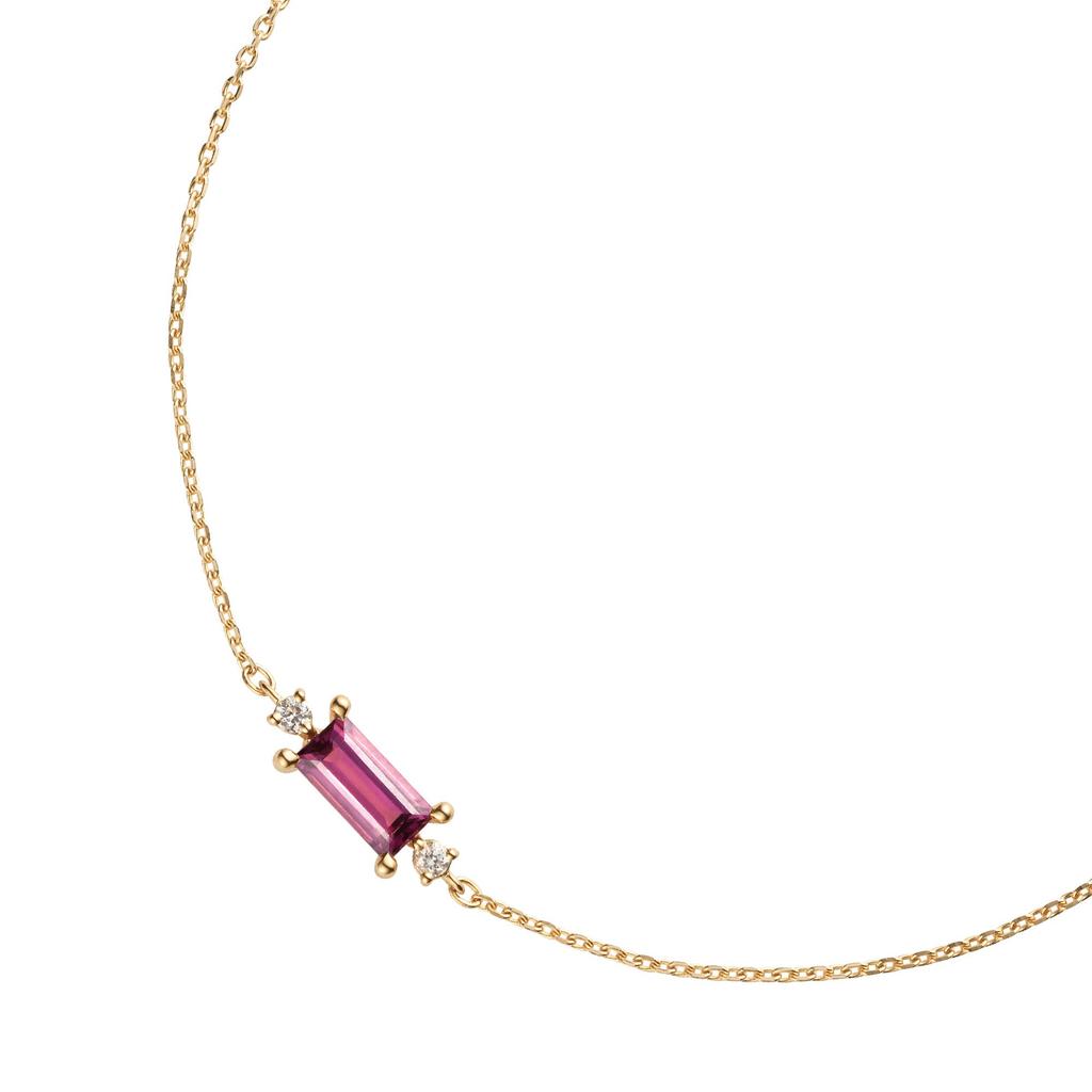 Vendome Aoyama K10 Yellow Gold Bracelet AJVB4108LSGN K10 Garnet [Official]