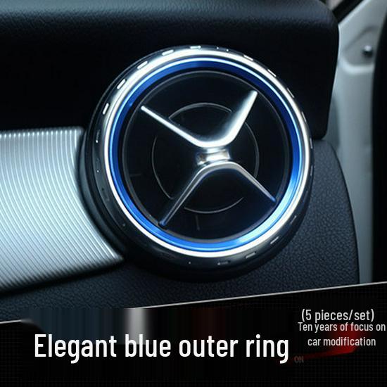 Dekorativní kroužek výdechu vzduchu pro Mercedes-Benz třídy C, GLC, GLA, CLA, A, B