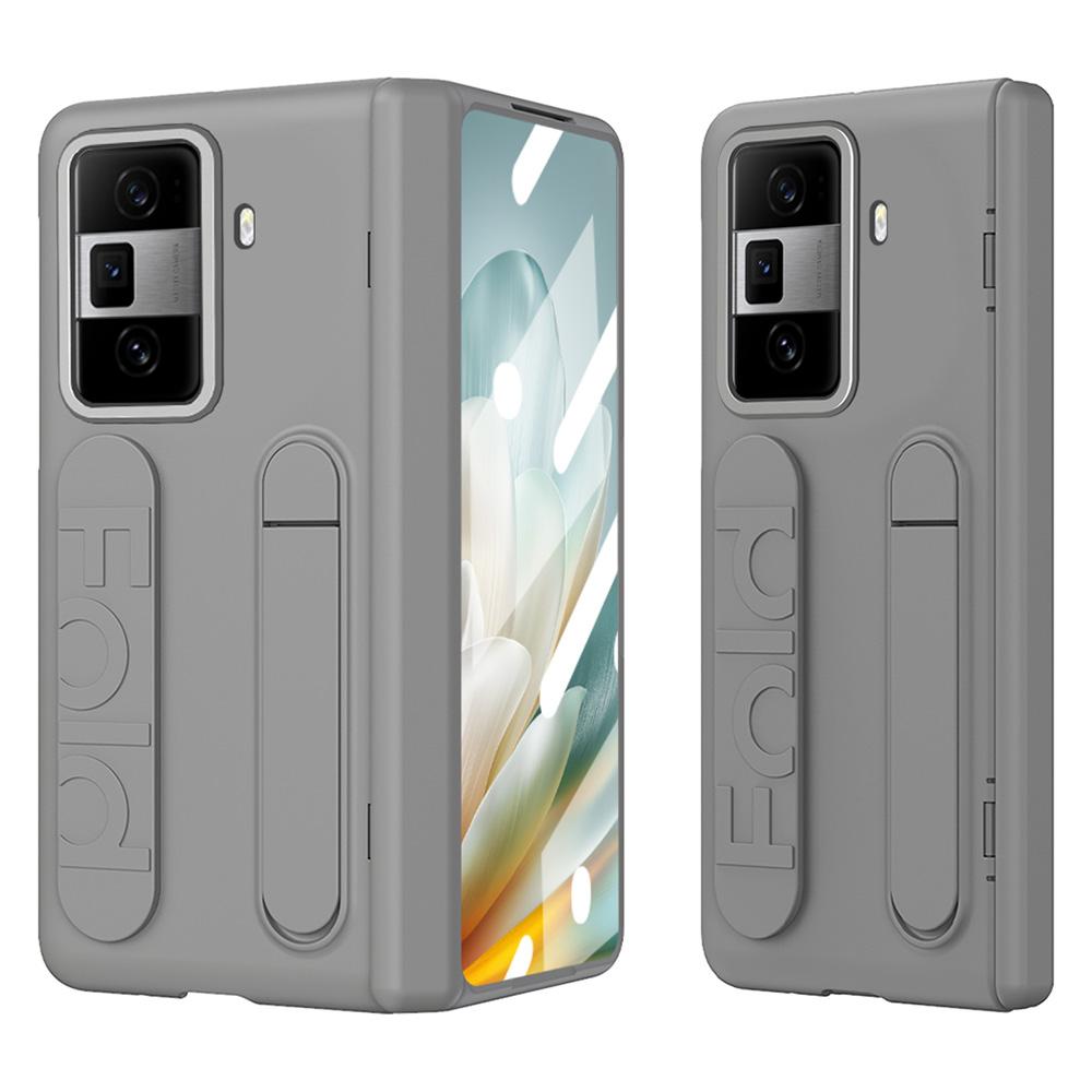 For Honor Magic Vs3 5G Case Kickstand Wristband PC Phone Cover with Tempered Glass Film