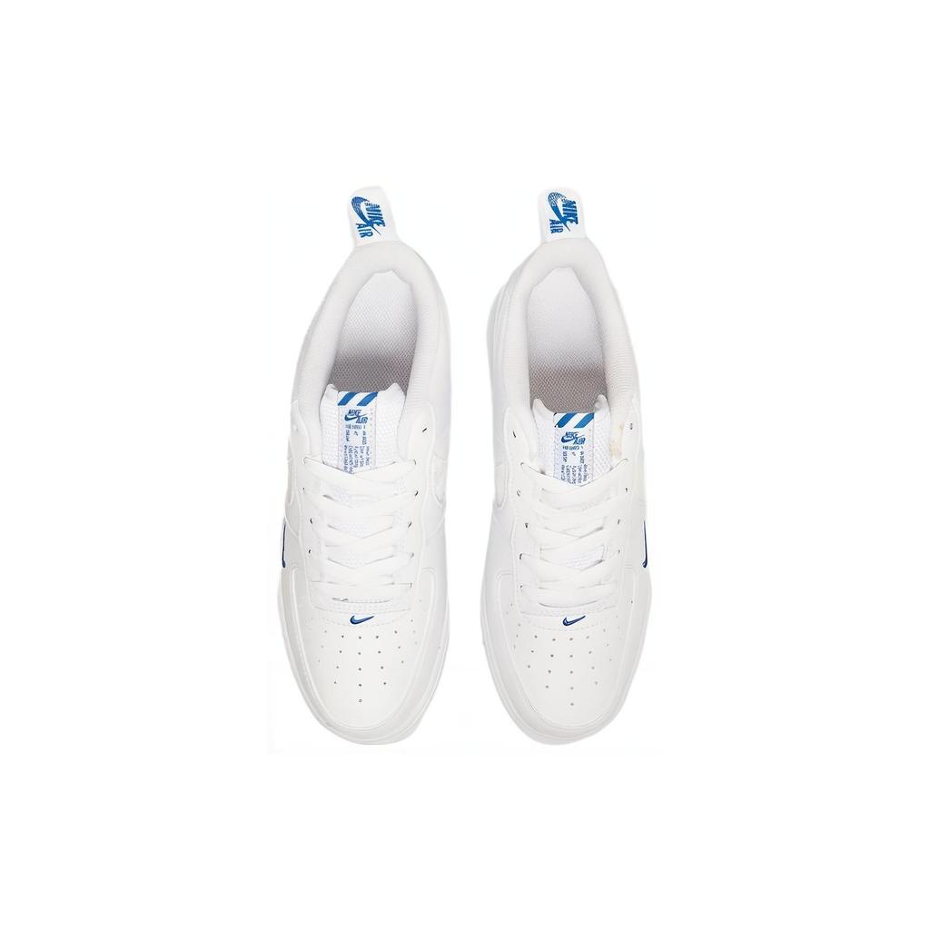 Nike Air Force 1 Lv8 Fashion Comfortable Non-Slip Shock Absorption Low-Top Kids Sneakers Kids Sneakers White Blue FB8034-100