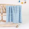 Baby Knitted Heart Pattern Crochet Swaddle Wrap With Windproof Cotton For Newborns