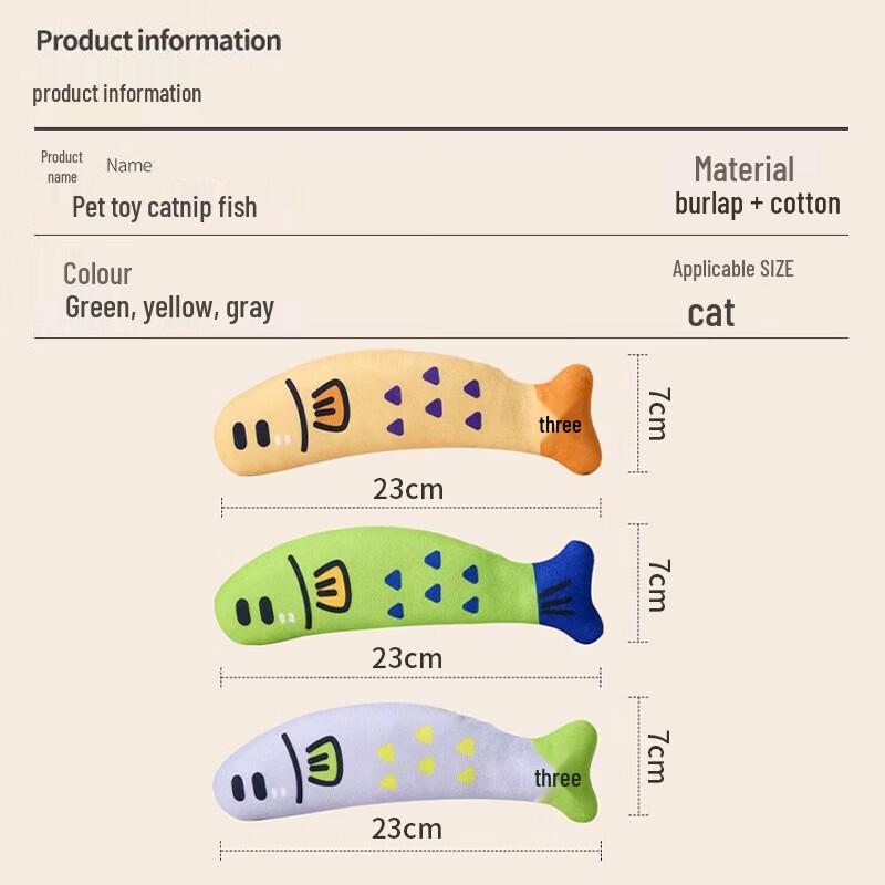 HOUYA Simulated Fish Cat Toy