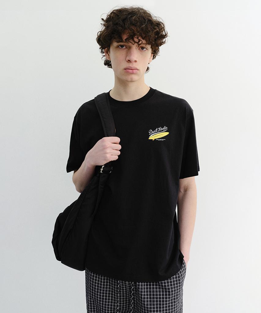 Deonseuteupomaen Summer Holiday Surf Board T-Shirt_Unisex_Udts6B133_Black