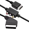 Cavo 1.8M 2 In 1 RGB SCART Uscita AV RCA Cavo Per Sega Dreamcast