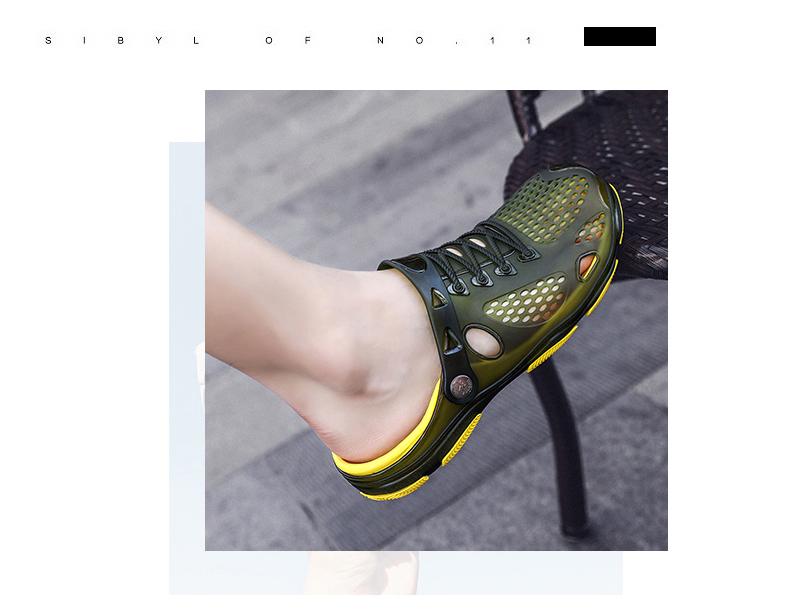 Herren Zwei-Wege Sommer Strand- und Outdoor-Freizeitsandalen