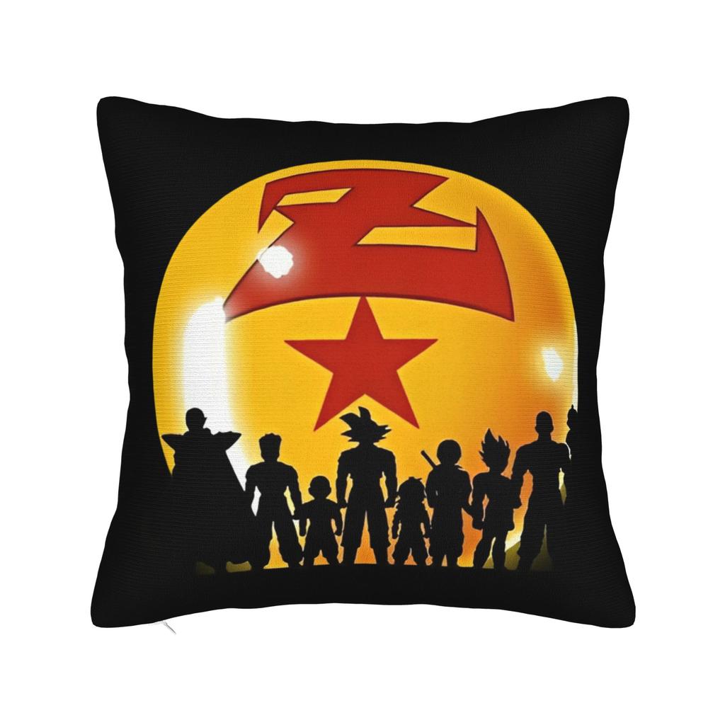 Anime Dragon Ball Square Pillow Cases Cushion Cover Funny Zippered Decor Pillowcase for Bed 4545cm