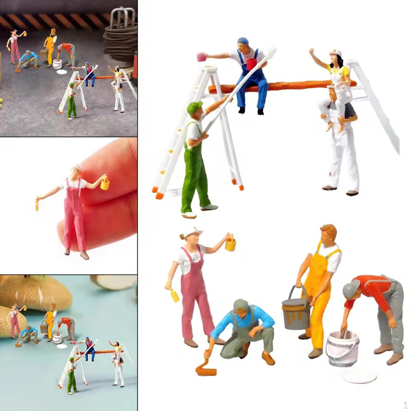 

Miniature Figure Model Painter, Diorama Simulation for Photography Props, 1 64