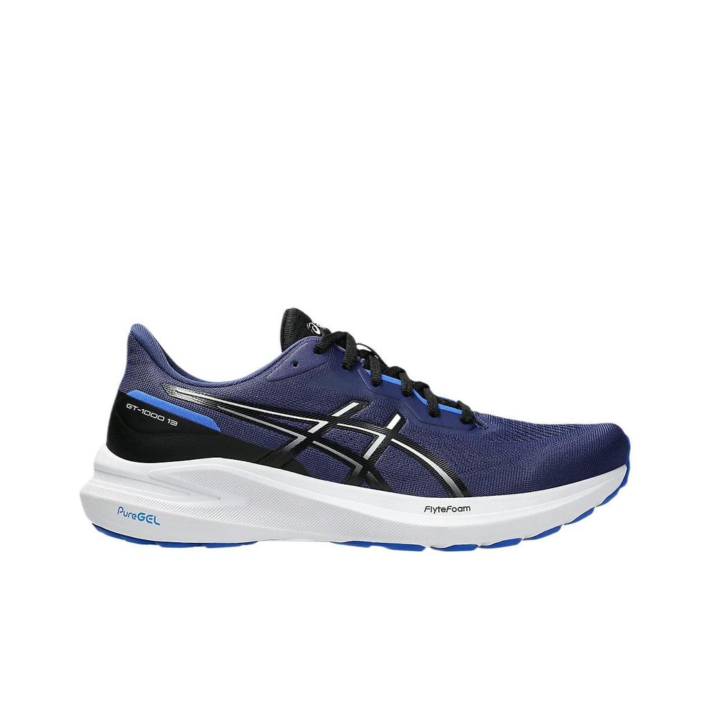 Asics GT-1000 13 Chaussures de sport lifestyle basses confortables et durables pour hommes Bleu Blanc 1011B858-402