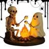 Skeleton And Ghosts Bonfire Ornaments