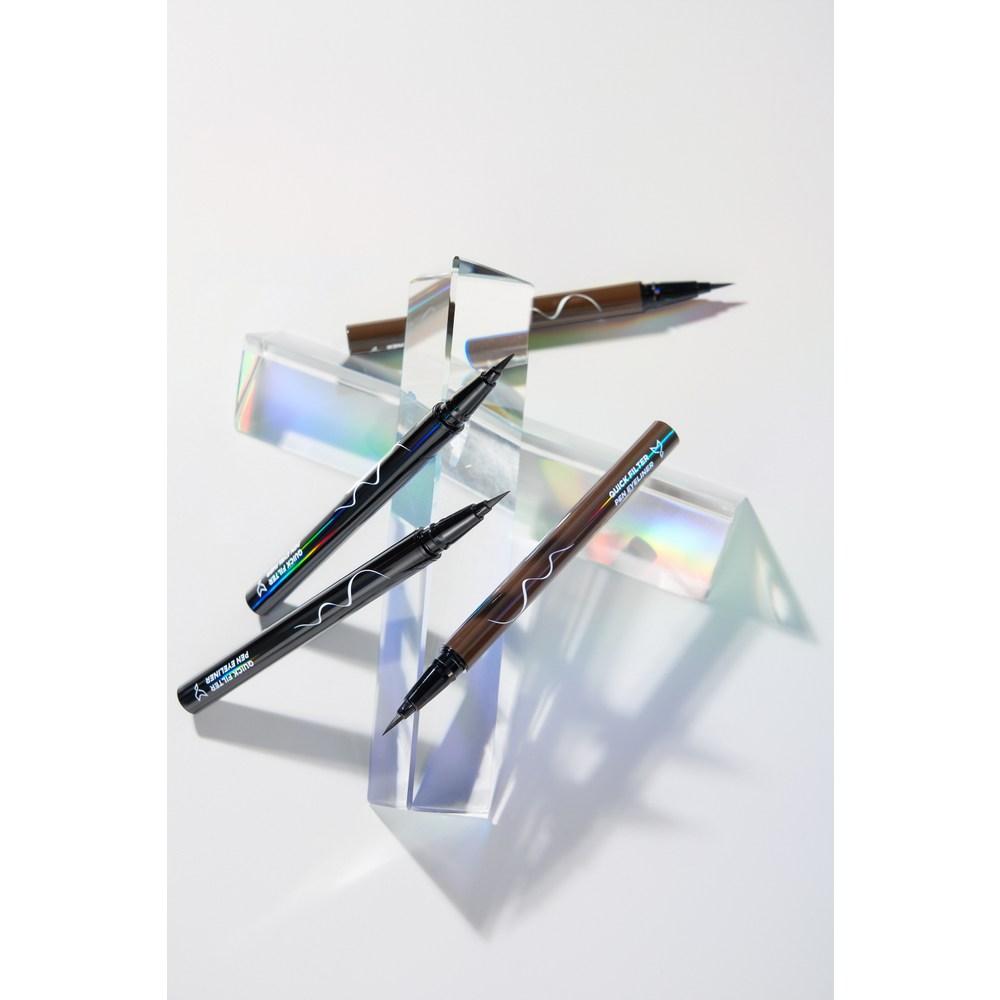 Fox Makeup Waterproof Quick Filter Pen Eyeliner 0.5g, P2 Deep Brown Mocha, 2 Pcs.