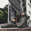 Large Size 39-48 Men's Shoes Leather Flats Outdoor Men Sneakers Breathable Male Casual Shoes