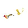 Interactive Cat Toy Set with Electronic Chirping Bird Sound Catnip Cat Feathered Brid for Indoor Cats Exercise Playset