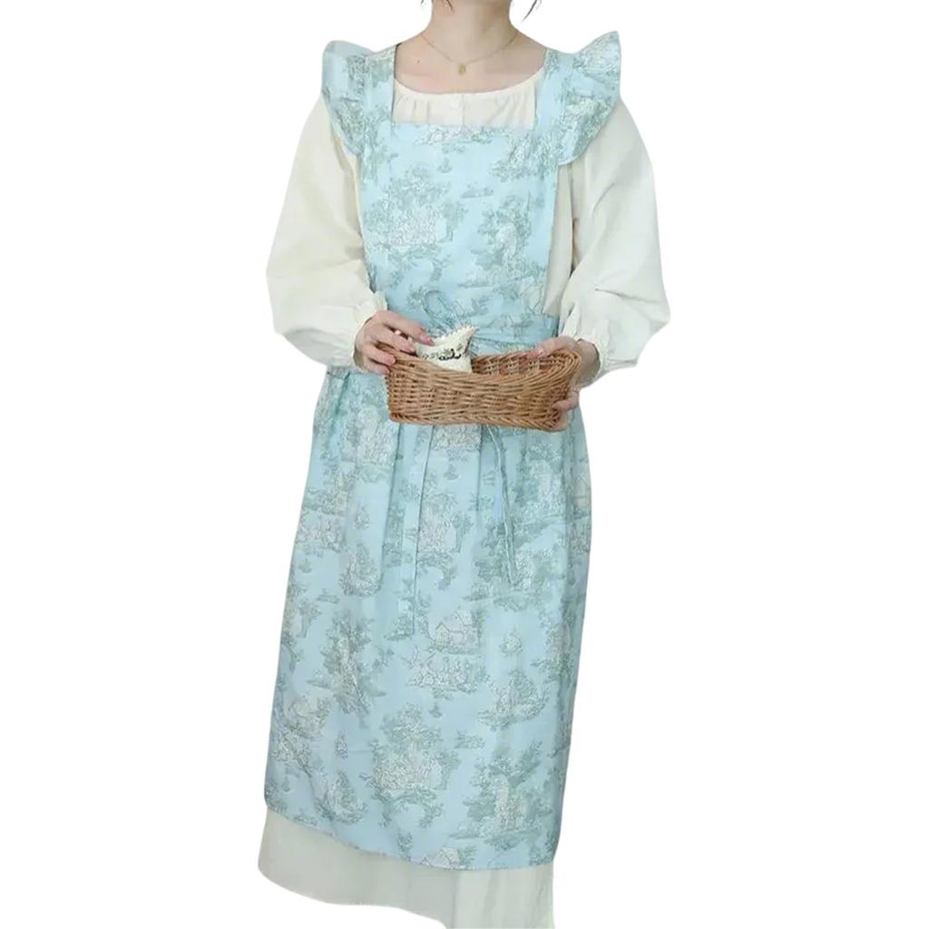 French Apron with Adjustable Waistband Cooking Apron for Home Cooks Chefs and Fashion Forward Individuals