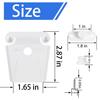 Igloo Cooler Latch Post and Screw Replacement Cooler Latch Plastic Latch Set Igloo Cooler Latch Replacement Kit LBB-Parts High-Strength (2-Pack)