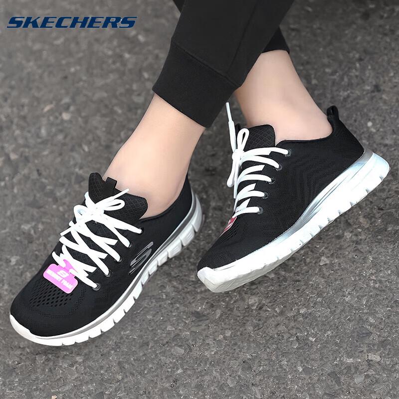 Skechers Women s Mesh Walking & Casual Sneakers US 8