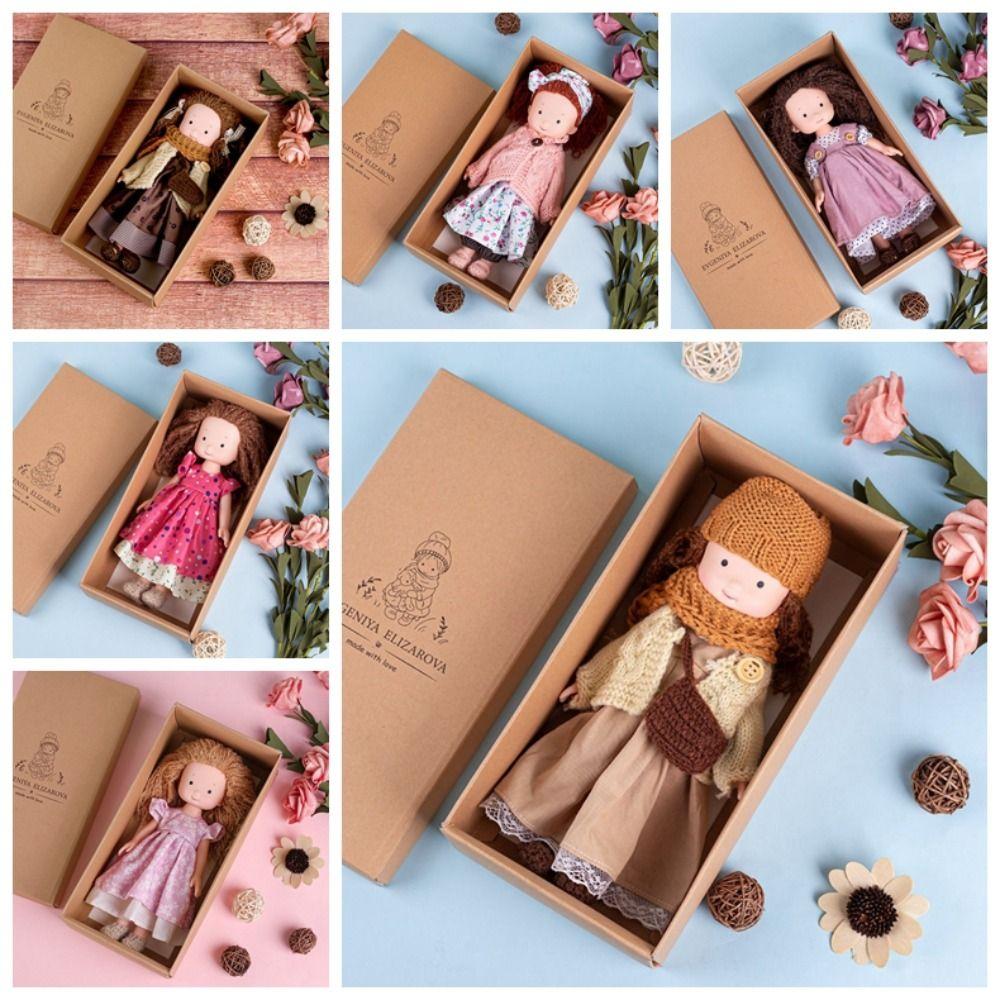 Native Waldorf Doll Kawaii Handmade Doll Toy Kids Toy Cartoon Plush Stuffed Doll  Children's Gift