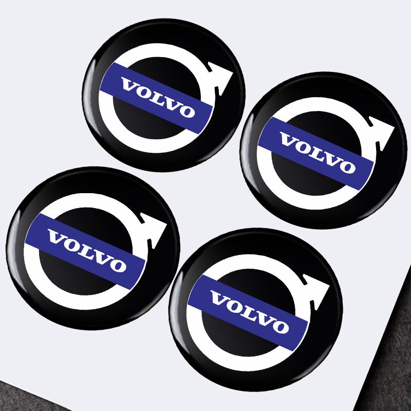 Car Remote Key Sticker Aluminum Emblem Decoration Decal For Volvo XC90 XC60 XC40 V40 V50 V60 S40 S50 S60 S70 S80 S90 240 C70 FN Vnl Truck