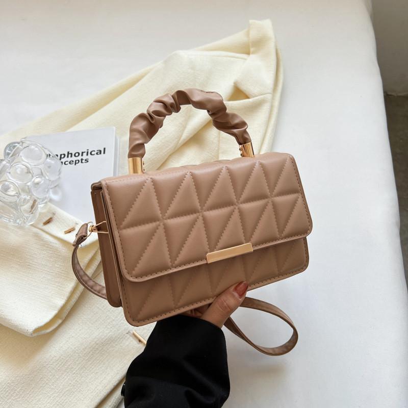 Fashionable Pu Leather Small Crossbody Bag Trendy Street Style Handbag For Women 2023