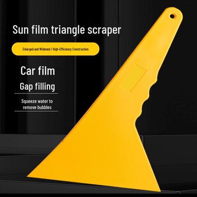 High-Temp Resistant Car Window Film Scraper with Large Plastic Blade