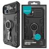 NILLKIN Camshield Armor Pro Case Case Iphone 14 Plus Armored Cover With Camera Cover Ring Stand Black