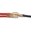 60Pcs Car Electrical Wire Connector Diameter 4Mm Female Male And Case Cold Press Terminal 1In2Out Bullet Crimp Terminal