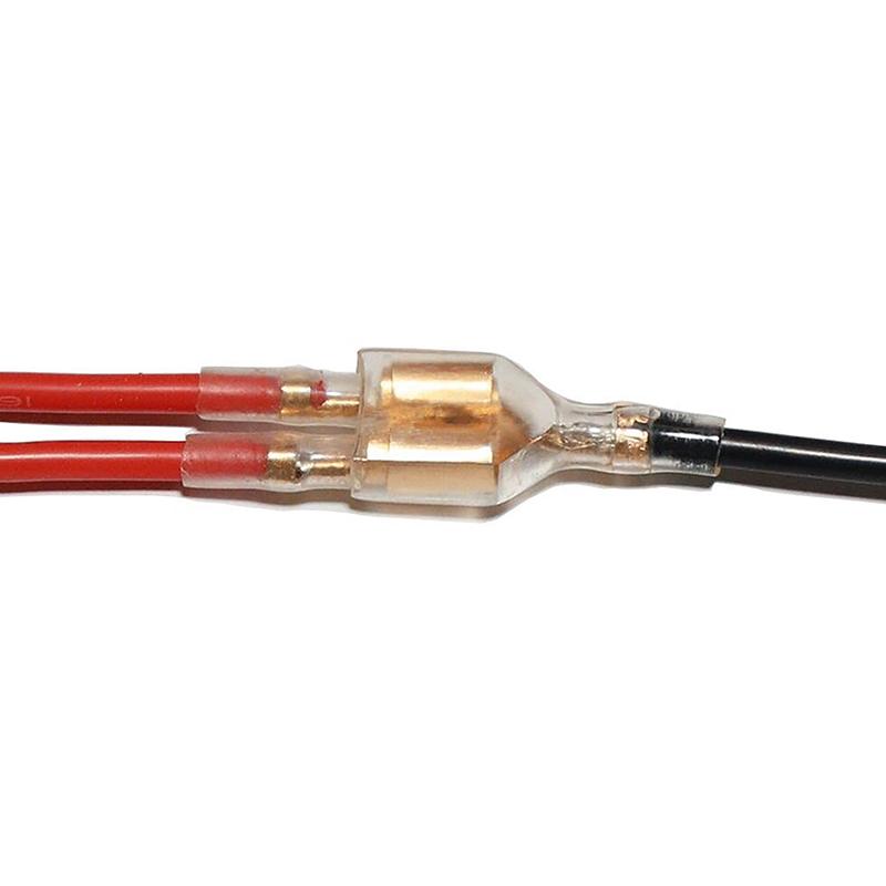 60Pcs Car Electrical Wire Connector Diameter 4Mm Female Male And Case Cold Press Terminal 1In2Out Bullet Crimp Terminal