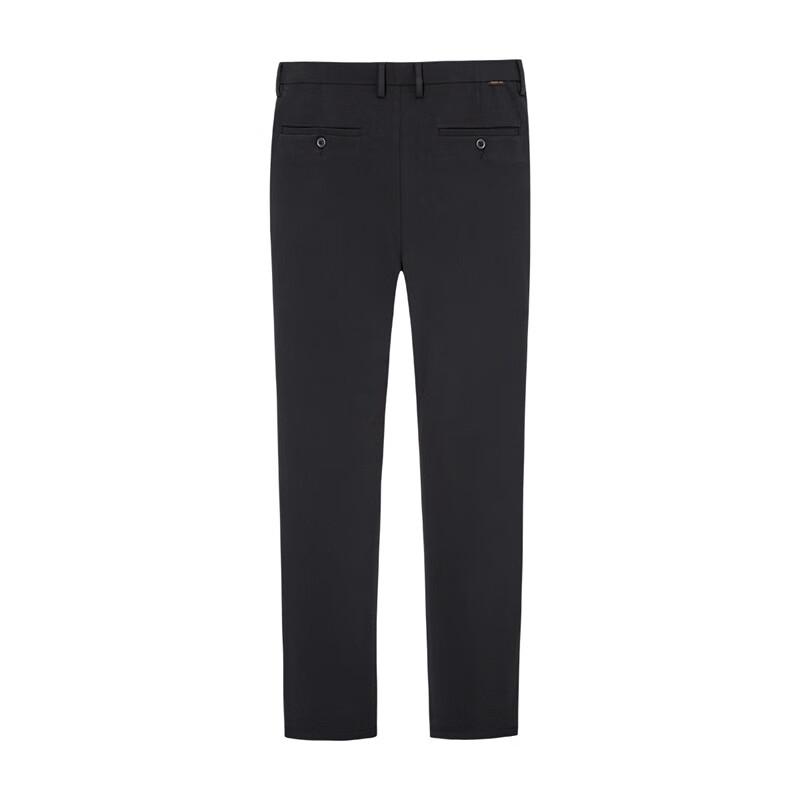 Men's Fleece-Lined Business Casual Trousers