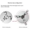 A03F-Z011 Extension Three Jaw Chuck And Connecting Rod Set, Mini Lathe Chuck Set For DIY Bench Buffer Polishing Machine