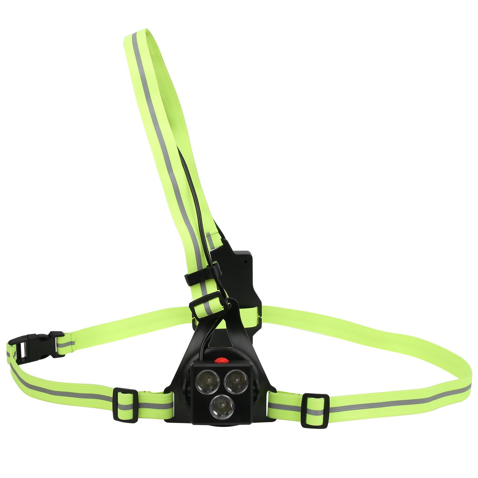 

Ночной беговой светильник USB аккумуляторная нагрудная сигнальная лампа Светодиодный фонарь безопасности для бега