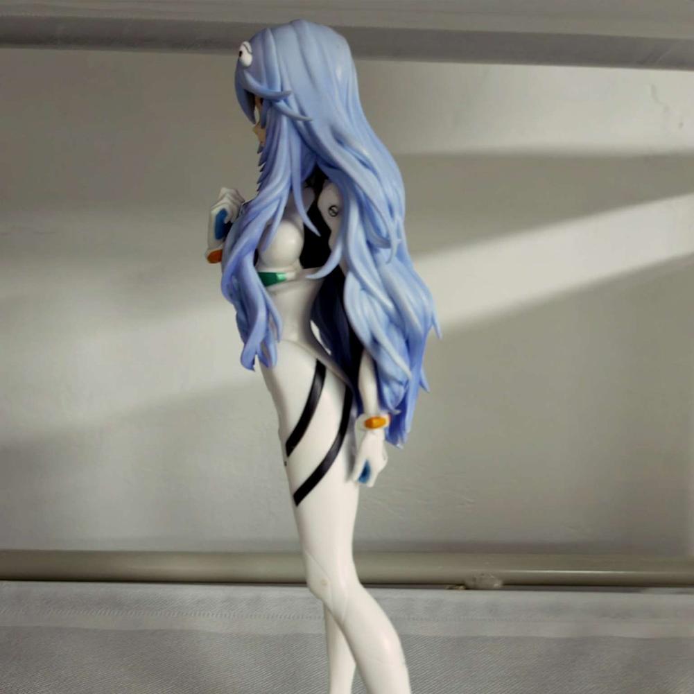 22cm Anime Figur Ayanami Rei Action Figur für Erwachsene Sammlerstück Modell Schreibtisch Dekoration Geschenk Puppe Spielzeug NGE PVC Kinderfreundlich Unterhaltsam Spaß Spielen Sicher