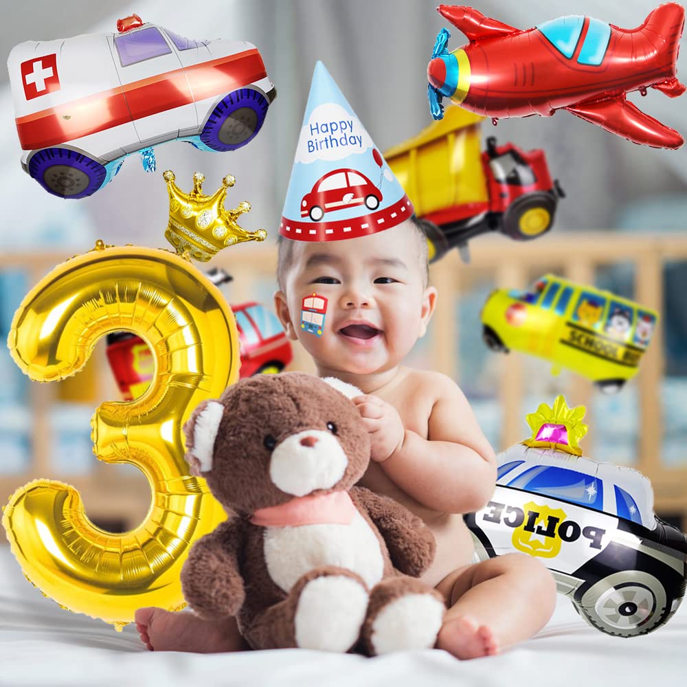 Decoration Boy, Big carBalloonBalloon 3 Boy carBalloonBalloon Decoration
