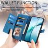 For Honor Magic8 Lite 5G/X9d 5G/X70 5G Zipper Wallet Case with Strap Flower Imprint PU Leather Phone Cover