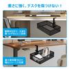 Under-table Storage Rack, 360-degree Rotating, Retrofit Drawer, Under-desk Storage Box, Easy Installation, 5kg Weight Capacity, Suitable for Office,