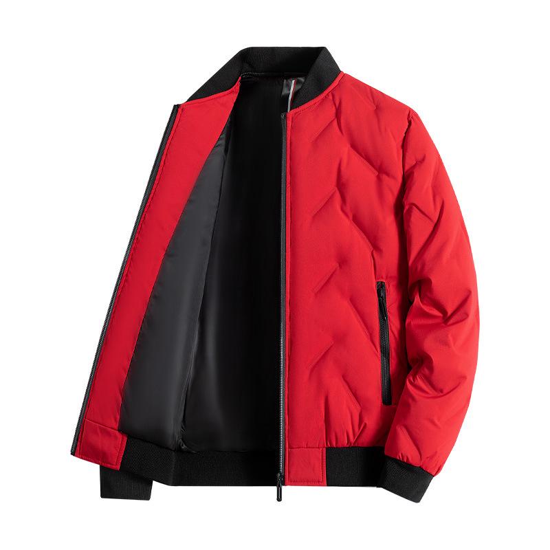 Men's Lightweight Warm Duck Down Baseball Jacket - Autumn & Winter Style