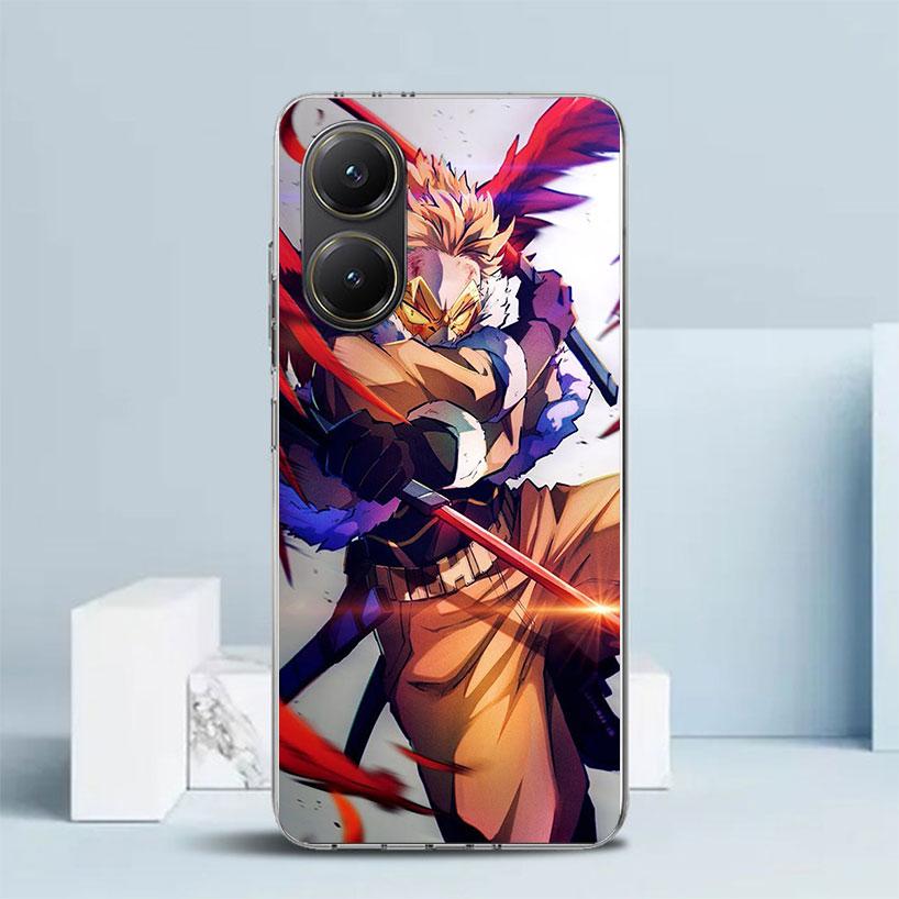 Hawks MHA My Hero A-Academy Phone Case For Xiaomi Poco F7 Ultra X5 X6 X7 Pro M7 Redmi 15C 15 13C 13 12C 12 10C 10 10A 9 9C 9A 9T