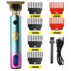 Hair Clipper Professional Cutter High Power Vintage T9 USB Hair Cutting Machine Trimmer for Men Cordless Beard Trimmer Barber