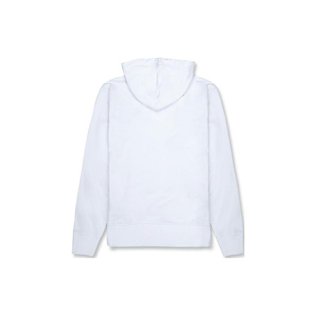 Calvin Klein Solid Logo Embroidered Hoodie Men hoodies White 40CM271-540