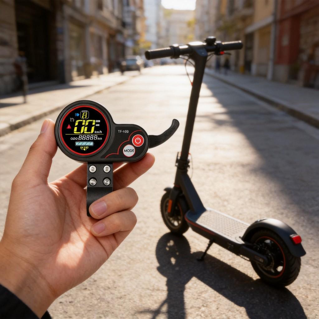 Tableau de bord de trottinette électrique en alliage pour un contrôle précis