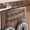 Over-the-Door Hook & Coat Hanger: No-Punch Wall-Mounted Storage Rack