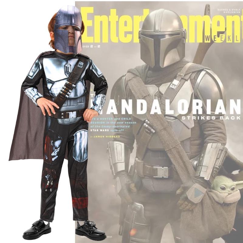Kostium Cosplay Mandalorianina dla dzieci Strój Galaktycznego Łowcy Nagród