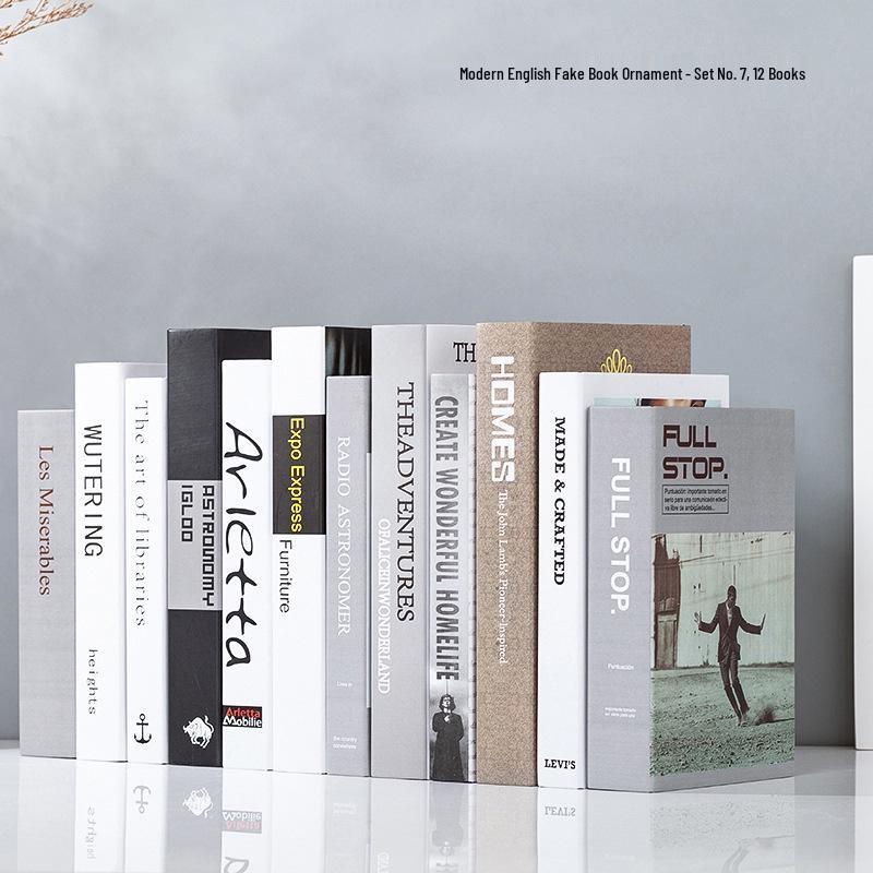 Minimalist Light Luxury Ceramic Bookend Ornament for Home Decor