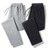 Men's Plus Size Cotton Sweatpants - Spring & Autumn Casual Style