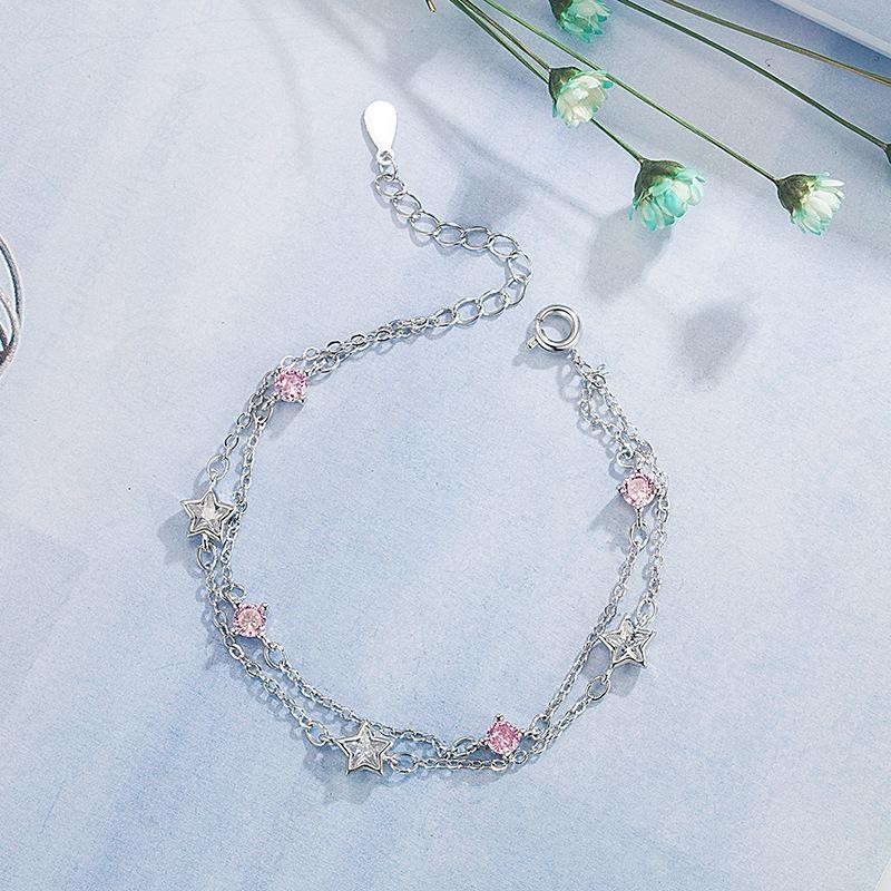 

Линдон циркон браслет ювелирные изделия геометрические бусины браслеты-цепочки модный тонкий свадебный подарок для подруги женщин